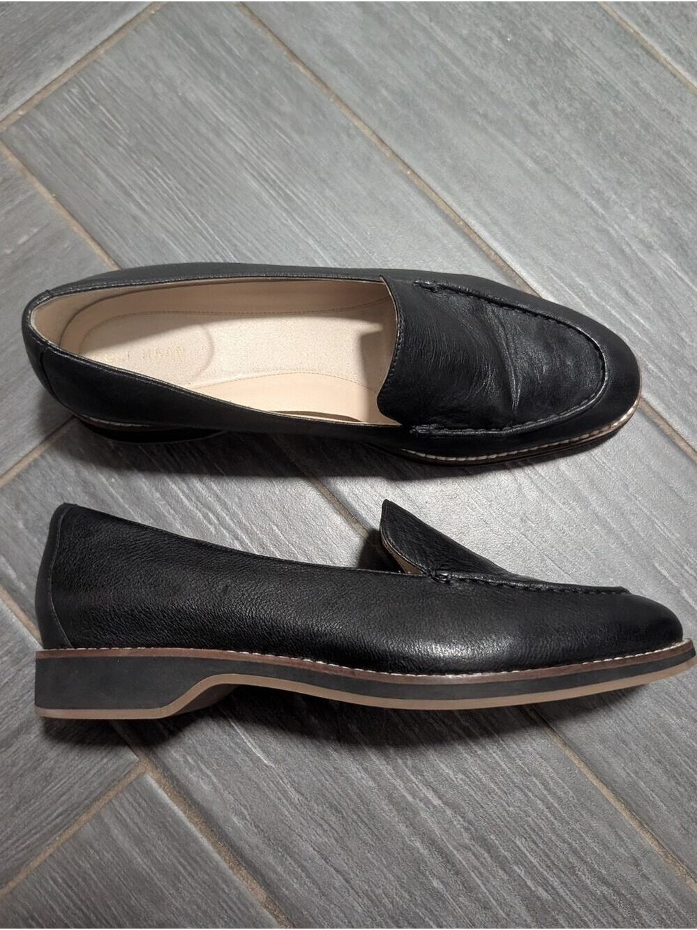 Cole Haan | The Go-To Loafer In Black Grainy Leather